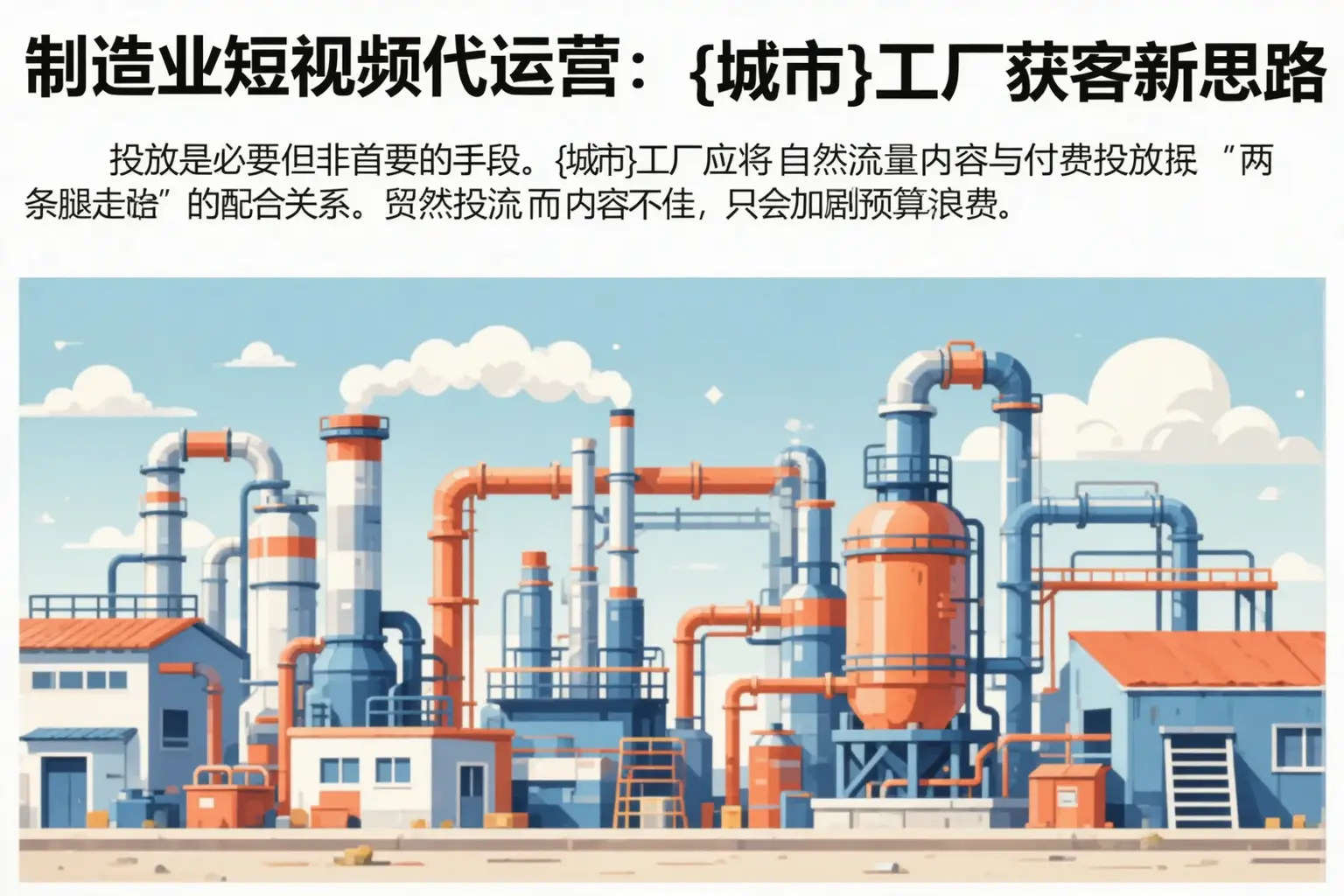 制造业短视频代运营：独山工厂获客新思路